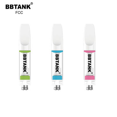 Aucune pleine Vape CBD cartouche en céramique brûlée d'huile de 1.0ml avec la batterie mince