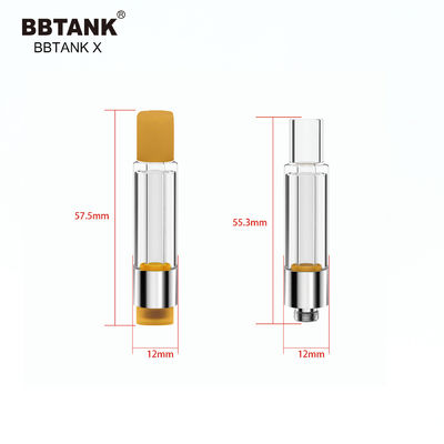 huile en céramique Vape Pen With Glass Tank du fil CBD de la cartouche 510 de l'huile 1.0ml