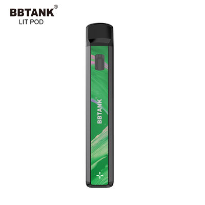 Dispositif jetable de cosse de vape de la bobine 1.0ml de batterie rechargeable d'huile en céramique de cbd