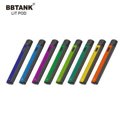 Dispositif jetable de cosse de vape de la bobine 1.0ml de batterie rechargeable d'huile en céramique de cbd