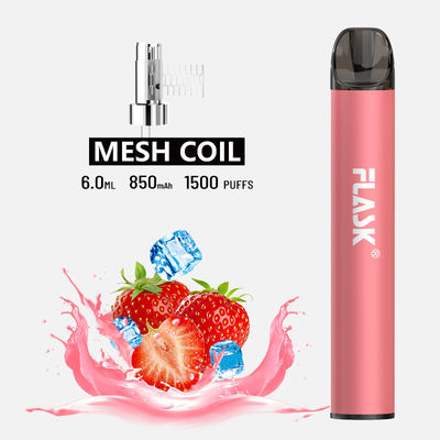 Bobine jetable de maille du stylo 1500puffs de Vape de flux d'air sans heurt de F900 P6