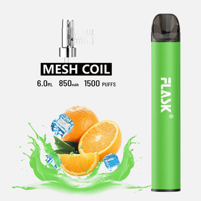Bobine jetable de maille du stylo 1500puffs de Vape de flux d'air sans heurt de F900 P6