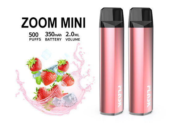 Souffles purs Vape jetable du périphérique du système 500 de cosse des saveurs 2.0ml 350mAh
