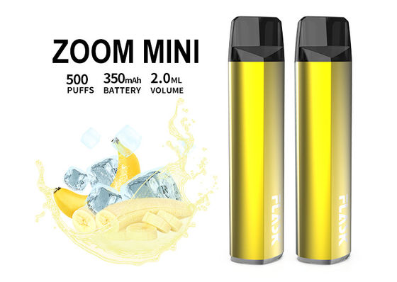 Souffles purs Vape jetable du périphérique du système 500 de cosse des saveurs 2.0ml 350mAh