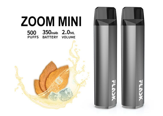 Souffles purs Vape jetable du périphérique du système 500 de cosse des saveurs 2.0ml 350mAh