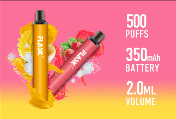 2ml cosse rechargeable liquide électronique jetable Vape de la cigarette 350mah