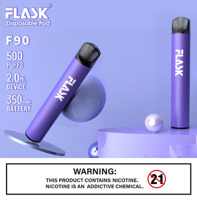 2ml cosse rechargeable liquide électronique jetable Vape de la cigarette 350mah