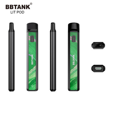 dispositif jetable de 1gram THC Vape, bâton jetable rechargeable de CBD Vape