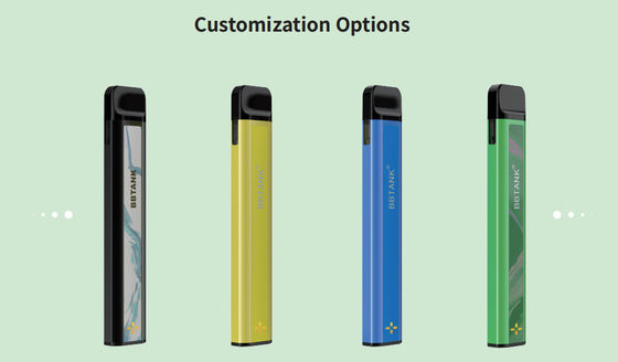 Vaporisateur mince Pen Disposable du kit 1.2ohm de cosse de fumée de THC joli