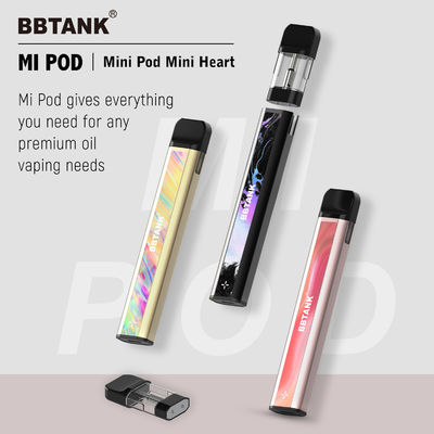 Cartouche du kit 350mah CBD THC Vape de cosse de la fumée 1.0ml du delta 8 rechargeable