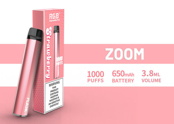 BOURDONNENT la stabilité 1000puffs de haute qualité 650mah 304 Stianless de dispositifs de Vapepen de disposition en acier
