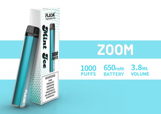 Jus abondant 1000puffs de l'approvisionnement 650mah 3.8ml de garantie de la qualité de Disposol Vapepen de BOURDONNEMENT