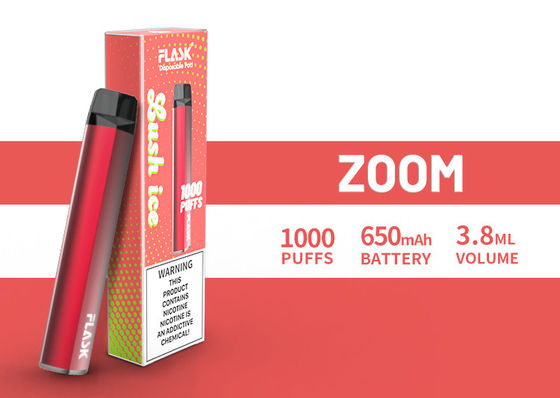Jus abondant 1000puffs de l'approvisionnement 650mah 3.8ml de garantie de la qualité de Disposol Vapepen de BOURDONNEMENT