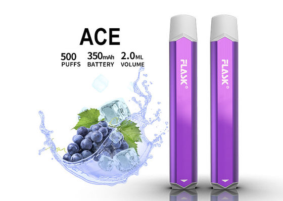La glace 2g de raisin a assaisonné le stylo de vaporisateur, stylo jetable de 400mAH Vape