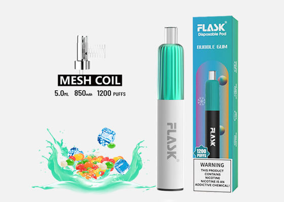 5.0ml 1200 souffle les cigarettes électroniques de vaporisateur jetables