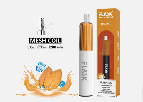 5.0ml 1200 souffle les cigarettes électroniques de vaporisateur jetables