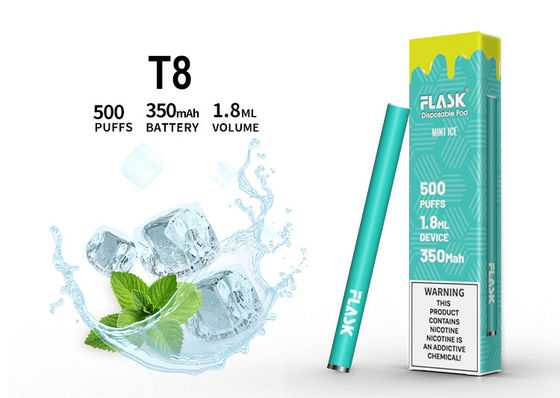 1.8ML a assaisonné le stylo de vaporisateur, cigare électronique jetable de 500 souffles