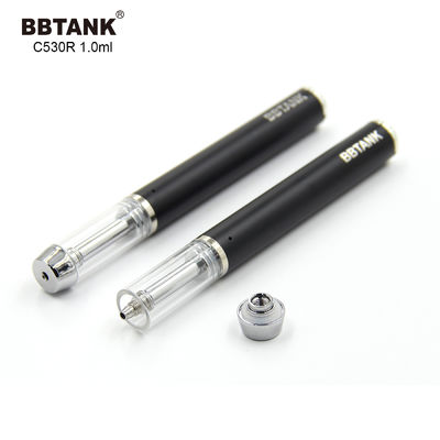 Dispositif jetable argenté de 1.0ml CBD Vape, stylo de Vape d'huile de 1.5ohm CBD