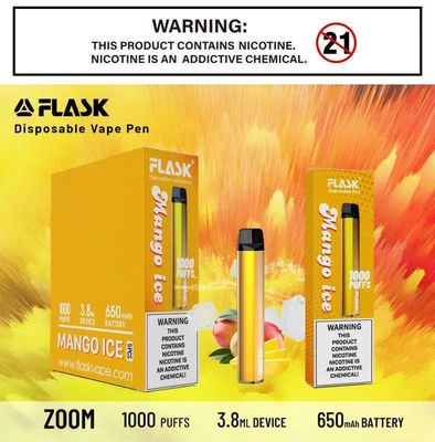 BOURDONNENT la stabilité de dispositifs de Vapepen de disposition et le meilleur liquide de la qualité 1000puffs 650mah 3.8ml