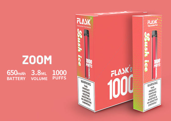 vapeur électronique de la cigarette 3.8ml, kits de démarreur de 1000puffs Vape