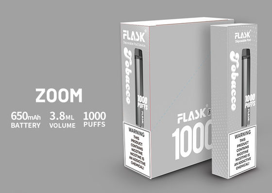 vapeur électronique de la cigarette 3.8ml, kits de démarreur de 1000puffs Vape