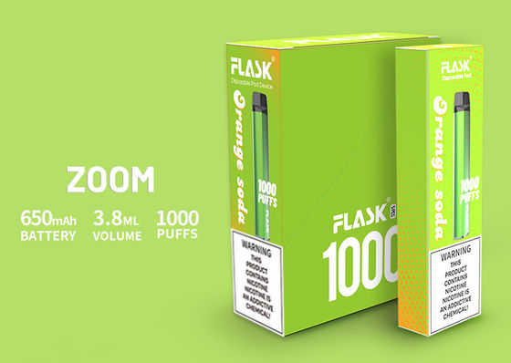 E-jus de haute qualité 0%2%5%Nicsalt 1000puffs du produit 650Mah 3.8ml de Vapepen de disposition de BOURDONNEMENT