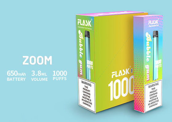 E-jus de haute qualité 0%2%5%Nicsalt 1000puffs du produit 650Mah 3.8ml de Vapepen de disposition de BOURDONNEMENT