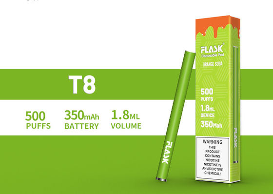 les cigarettes 1.8mL liquides électroniques ont pré rempli vaporisateur jetable de cosse