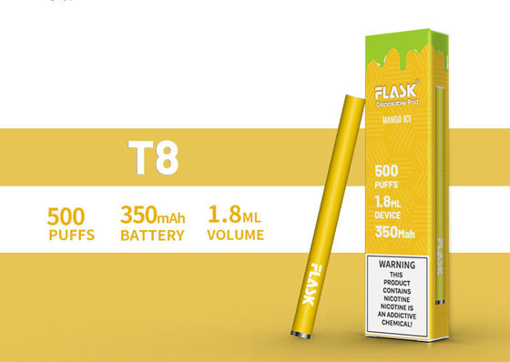 les cigarettes 1.8mL liquides électroniques ont pré rempli vaporisateur jetable de cosse