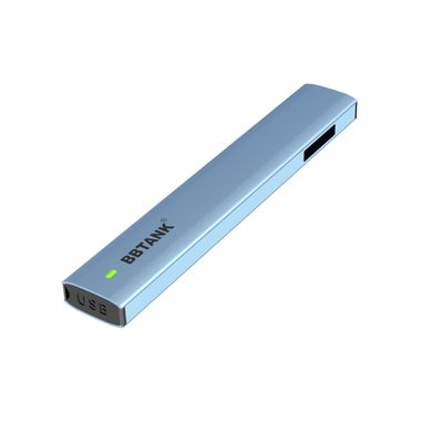 Certification jetable plate des CK de dispositif de 1ML THC Vape avec le noyau en céramique