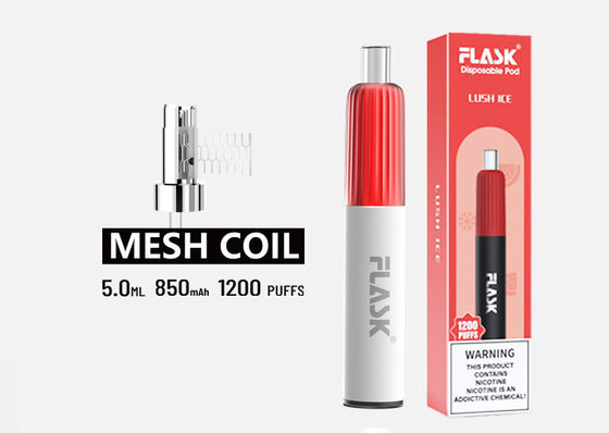 Dispositif jetable de cosse de Vape de saveur de double de la glace 5g de fraise d'OEM
