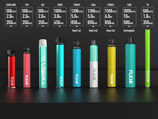clope jetable de 850mah E aucune nicotine, cigarette électronique de la santé IOS9001
