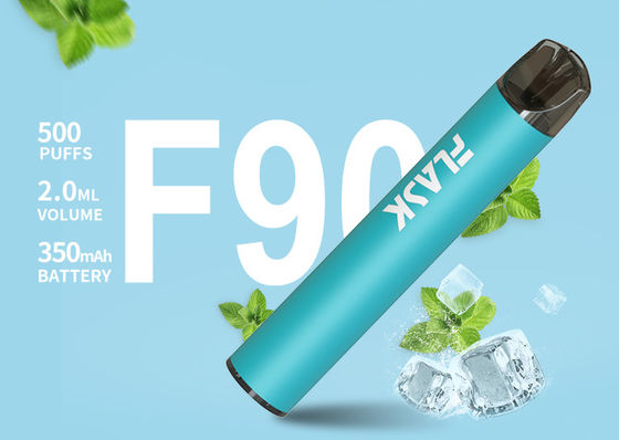 Le dispositif jetable 350mAh de cosse de 304SS Vape a assaisonné le stylo de vaporisateur