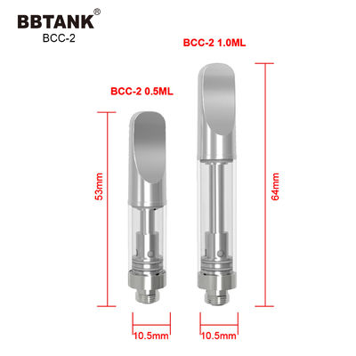 Bobine en céramique de cartouche électronique de la cigarette 1.0ml CBD THC Vape du delta 8