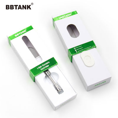 Bobine en céramique de cartouche électronique de la cigarette 1.0ml CBD THC Vape du delta 8