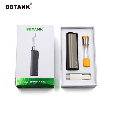 Delta cartouche d'huile 10 en verre, 0.3ml Live Resin Cannabis Vape Cartridge