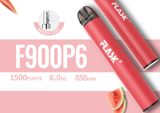 304 cigarette électronique Vape de Stianless de dispositif jetable de cosse de l'acier 50mg