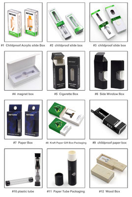 OEM CMYK fait sur commande Vape Pen Packaging Box Child Resistant EVA Foam Inside