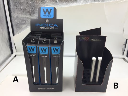 Vernissage de Vape Pen Packaging Box, emballage pliable de cartouche d'huile de THC