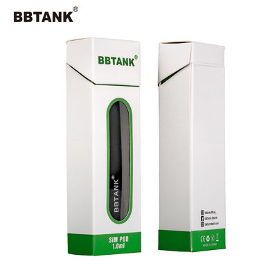 Carton de papier CBD Vape Pen Boxes Embossing Printing d'Eco
