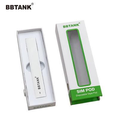 Revêtement UV de boîte faite main d'Art Paper Vape Pen Packaging jetable