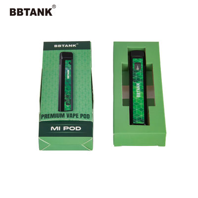 Boîte d'Art Paper Vape Pen Packaging du delta 9, boîte de papier de cartouche de THC