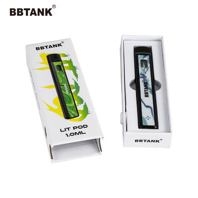 Boîte d'Art Paper Vape Pen Packaging du delta 9, boîte de papier de cartouche de THC