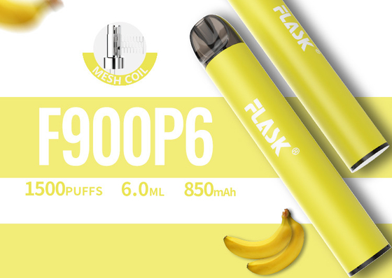 RGBvape SS304 Ecig 1500 dispositifs jetables de vape de souffle avec Mesh Coil