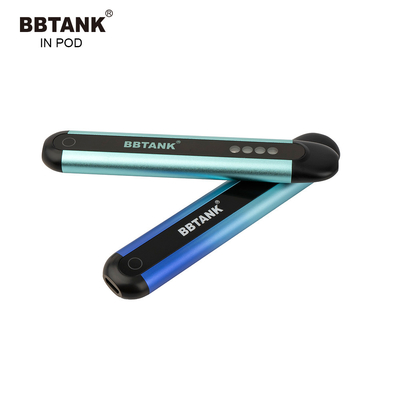 BBTANK dispositif jetable de cosse de vape de lil de stylo épais d'huile de 2 ml rechargeable DANS le stylo fait sur commande CBD de Vape de cosse d'huile du delta 8 de logo de COSSE