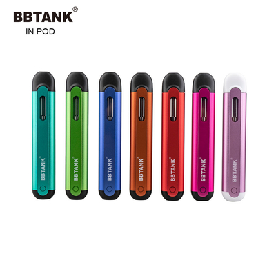 Cartouche en céramique d'embouchure de Vape de cosse de dispositif du delta 8 de l'huile jetable plate 2ml Cbd de Thc