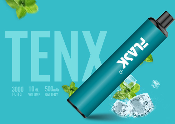 Mesh Coil 3000 souffle 10ml a assaisonné la batterie du stylo 3.7V 1400mAh de vaporisateur