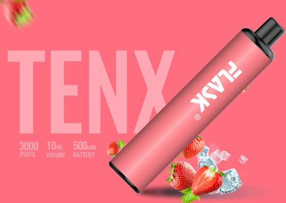 Mesh Coil 3000 souffle 10ml a assaisonné la batterie du stylo 3.7V 1400mAh de vaporisateur