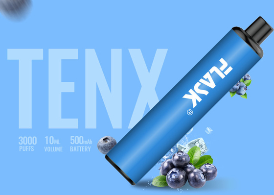 Mesh Coil 3000 souffle 10ml a assaisonné la batterie du stylo 3.7V 1400mAh de vaporisateur