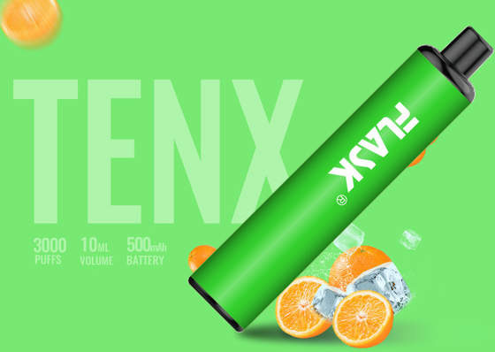 Mesh Coil 3000 souffle 10ml a assaisonné la batterie du stylo 3.7V 1400mAh de vaporisateur